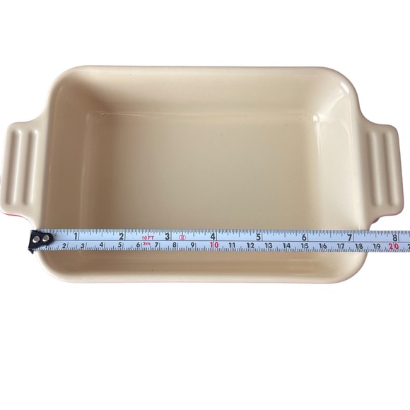 Le Creuset Stoneware Ramekin & 5x7 Rectangle Baking Dishes Set of 4 New - Picture 7 of 10
